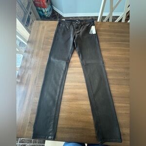 David Kahn Nikki Waxed Brown Jeans 29 NWT